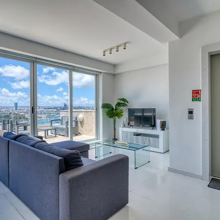 Апартаменты Panoramic & Jacuzzi Sliema Penthouse
